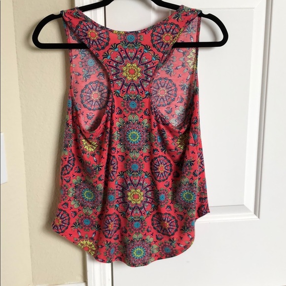Patterned racer back tank top - Picture 2 of 3